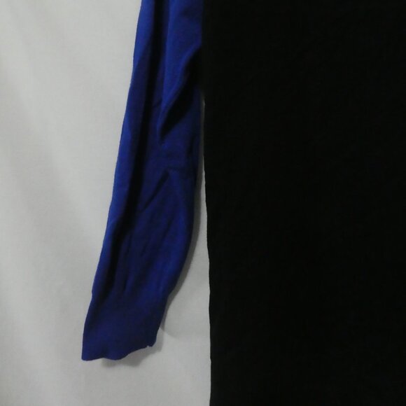 JOSEPH A. | xl - extra large | Blue Long Sleeve Lightweight Sweater | Black Back - Picture 12 of 15